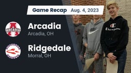 Recap: Arcadia  vs. Ridgedale  2023