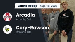 Recap: Arcadia  vs. Cory-Rawson  2023
