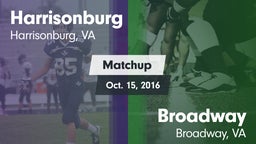 Matchup: Harrisonburg vs. Broadway  2016