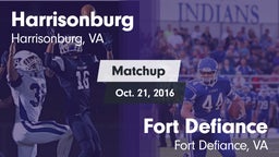 Matchup: Harrisonburg vs. Fort Defiance  2016