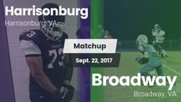 Matchup: Harrisonburg vs. Broadway  2017