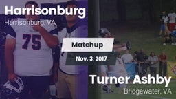 Matchup: Harrisonburg vs. Turner Ashby  2017