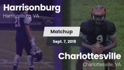 Matchup: Harrisonburg vs. Charlottesville  2018