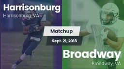Matchup: Harrisonburg vs. Broadway  2018