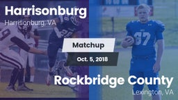 Matchup: Harrisonburg vs. Rockbridge County  2018