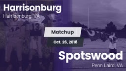 Matchup: Harrisonburg vs. Spotswood  2018