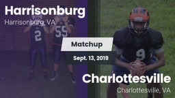 Matchup: Harrisonburg vs. Charlottesville  2019