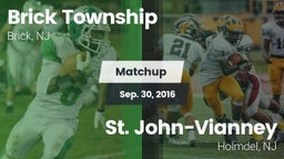 Matchup: Brick  vs. St. John-Vianney  2016