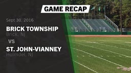 Recap: Brick Township  vs. St. John-Vianney  2016
