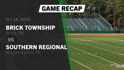 Recap: Brick Township  vs. Southern Regional  2016