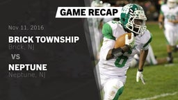 Recap: Brick Township  vs. Neptune  2016