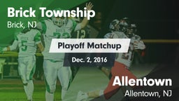 Matchup: Brick  vs. Allentown  2016