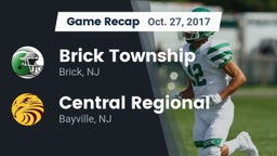 Recap: Brick Township  vs. Central Regional  2017