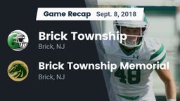 Recap: Brick Township  vs. Brick Township Memorial  2018