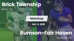 Matchup: Brick  vs. Rumson-Fair Haven  2018