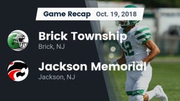 Recap: Brick Township  vs. Jackson Memorial  2018