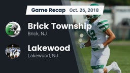 Recap: Brick Township  vs. Lakewood  2018