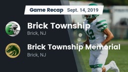 Recap: Brick Township  vs. Brick Township Memorial  2019