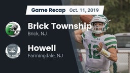 Recap: Brick Township  vs. Howell  2019
