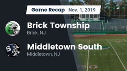 Recap: Brick Township  vs. Middletown South  2019
