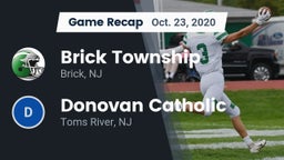 Recap: Brick Township  vs. Donovan Catholic  2020