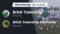 Recap: Brick Township  vs. Brick Township Memorial  2020
