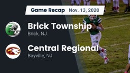 Recap: Brick Township  vs. Central Regional  2020