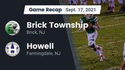 Recap: Brick Township  vs. Howell  2021