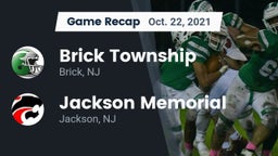 Recap: Brick Township  vs. Jackson Memorial  2021