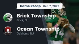Recap: Brick Township  vs. Ocean Township  2022