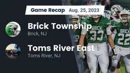 Recap: Brick Township  vs. Toms River East  2023