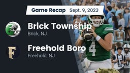 Recap: Brick Township  vs. Freehold Boro  2023