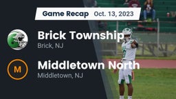 Recap: Brick Township  vs. Middletown North  2023