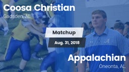 Matchup: Coosa Christian vs. Appalachian  2018