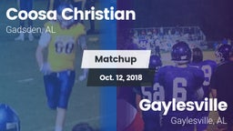 Matchup: Coosa Christian vs. Gaylesville  2018