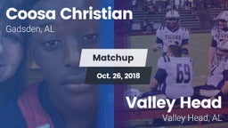 Matchup: Coosa Christian vs. Valley Head  2018