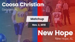 Matchup: Coosa Christian vs. New Hope  2018