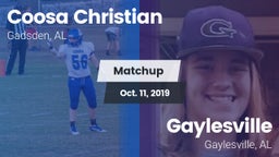 Matchup: Coosa Christian vs. Gaylesville  2019