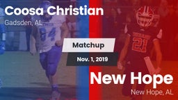 Matchup: Coosa Christian vs. New Hope  2019