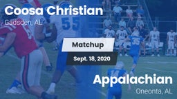 Matchup: Coosa Christian vs. Appalachian  2020