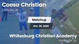 Matchup: Coosa Christian vs. Whitesburg Christian Academy  2020