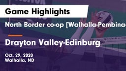 North Border co-op [Walhalla-Pembina-Neche]  vs Drayton Valley-Edinburg Game Highlights - Oct. 29, 2020