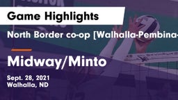 North Border co-op [Walhalla-Pembina-Neche]  vs Midway/Minto Game Highlights - Sept. 28, 2021