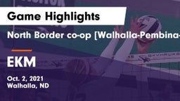 North Border co-op [Walhalla-Pembina-Neche]  vs EKM Game Highlights - Oct. 2, 2021