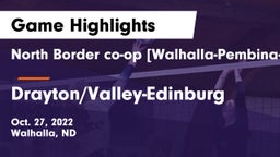 North Border co-op [Walhalla-Pembina-Neche]  vs Drayton/Valley-Edinburg  Game Highlights - Oct. 27, 2022
