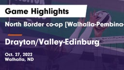 North Border co-op [Walhalla-Pembina-Neche]  vs Drayton/Valley-Edinburg  Game Highlights - Oct. 27, 2022