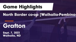 North Border co-op [Walhalla-Pembina-Neche]  vs Grafton  Game Highlights - Sept. 7, 2023