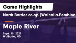 North Border co-op [Walhalla-Pembina-Neche]  vs Maple River  Game Highlights - Sept. 19, 2023