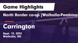 North Border co-op [Walhalla-Pembina-Neche]  vs Carrington  Game Highlights - Sept. 19, 2023