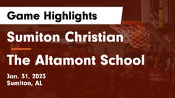 Sumiton Christian  vs The Altamont School Game Highlights - Jan. 31, 2023